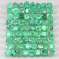 Smaragd Rund 1.60ct 19stk Lot