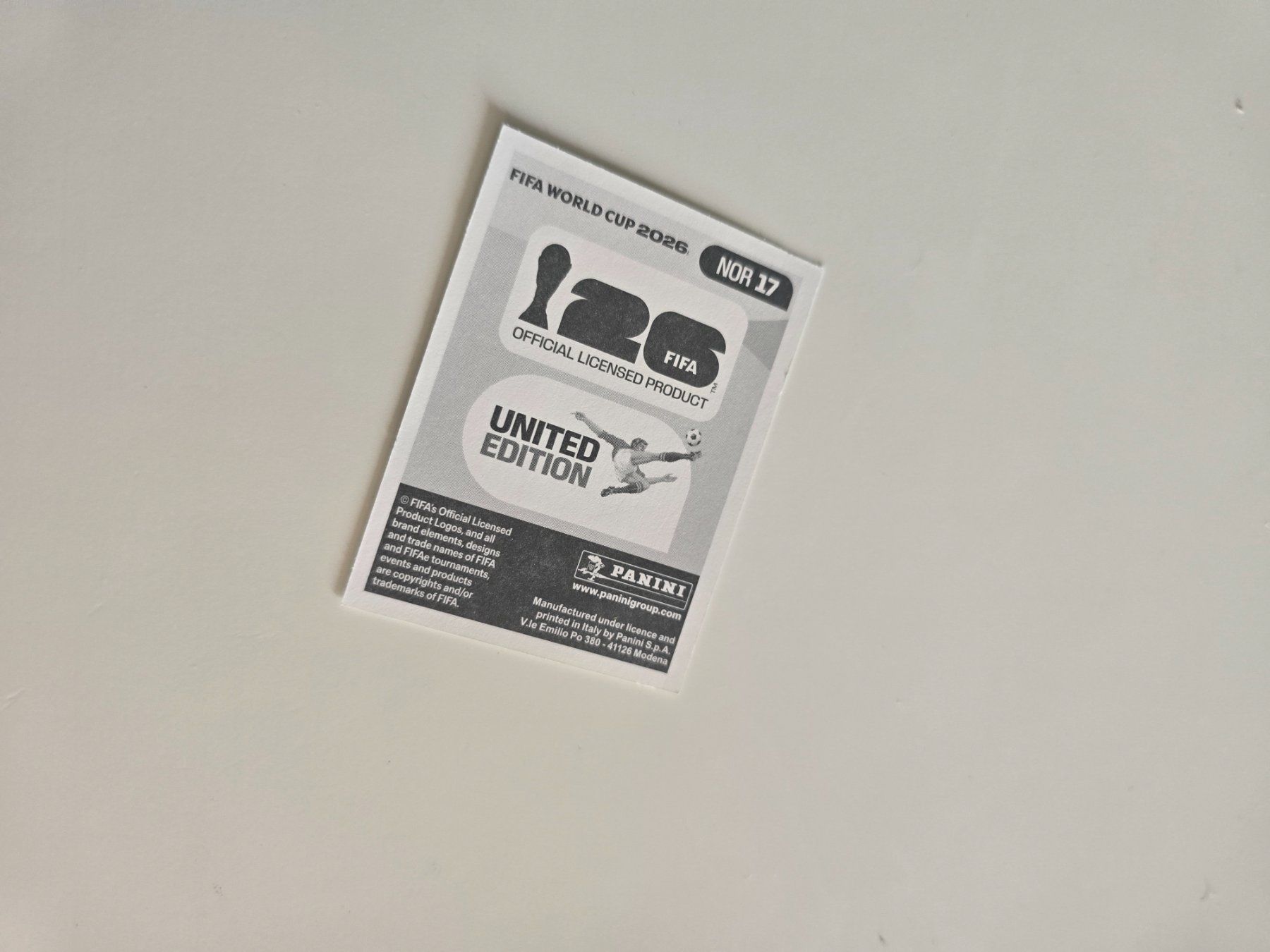 Panini Carte collezionabili: Panini WM 26 - NOR17 – Nuovo (secondo la descrizione) da Tennwil venduto da mal_2fhf 1