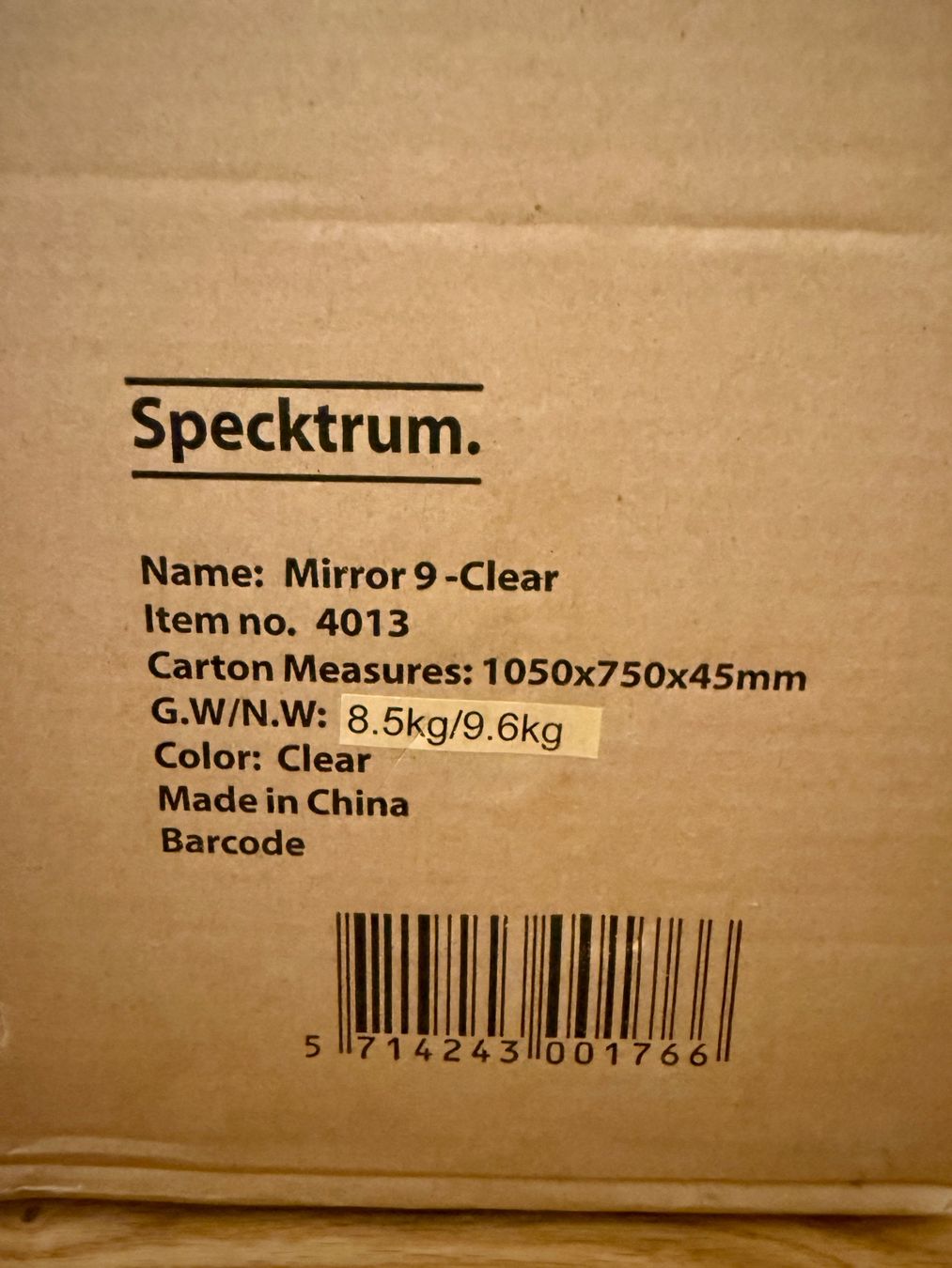 Specchi: Spiegel "Specktrum Mirror 9-Clear" – Nuovo e nell'imballaggio originale da Zofingen venduto da Dimhof84 6