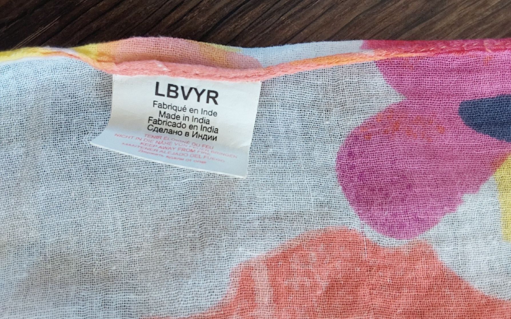 Foulard & Sciarpe: Schal Baumwolle LBVYR – Nuovo (secondo la descrizione) da Köniz venduto da scopello12 3