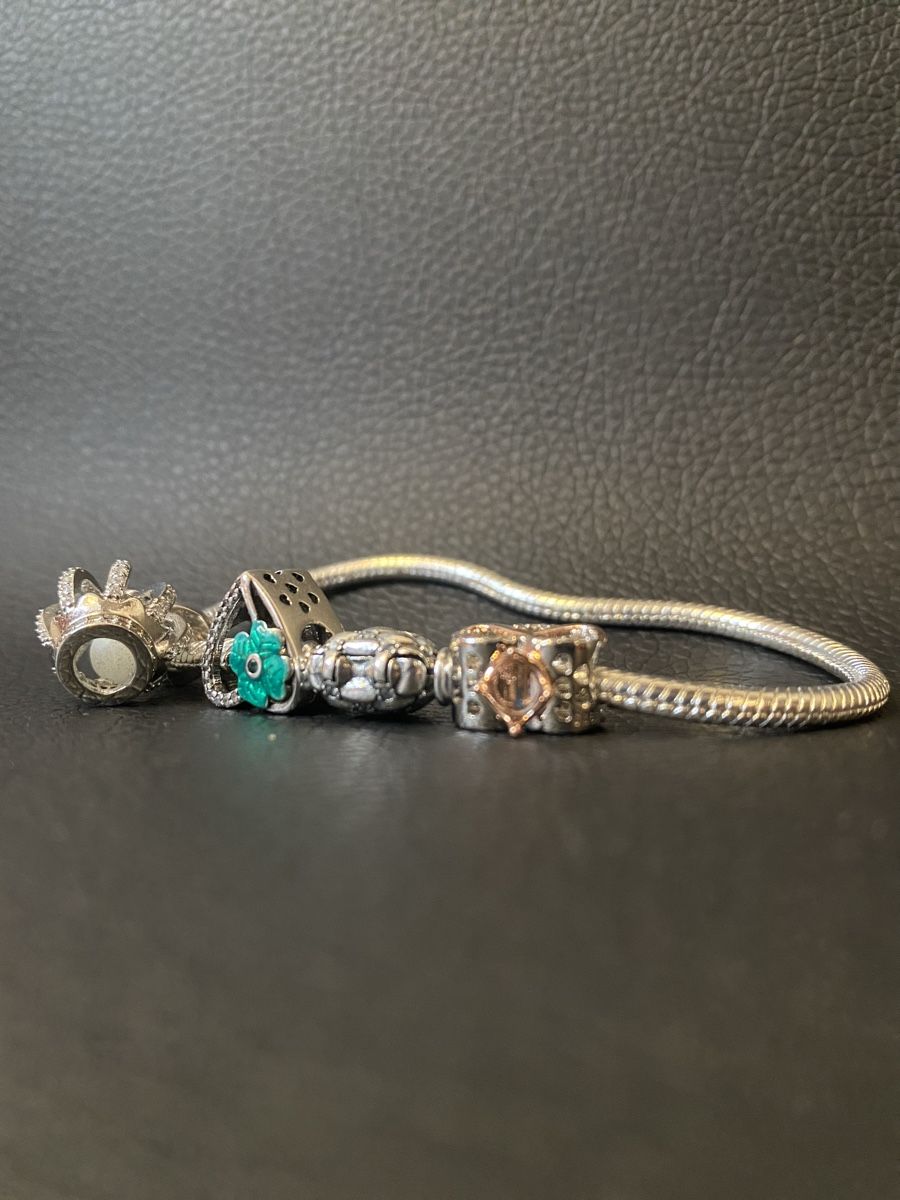 Armbänder & -reifen: Armband mit 3 Charm als Geschenk Silber s925 – Neu und originalverpackt aus Hemmental von Zirconwelt 7