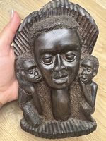 Kunstschnitzerei aus Tansania Ebenholz 50er Jahre