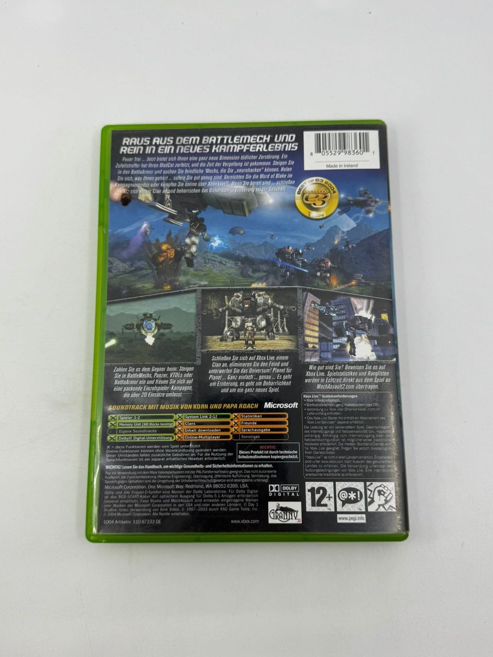 Giochi: MechAssault 2 Lone Wolf (XBOX) – Usato da Herisau venduto da Seyashop1 2