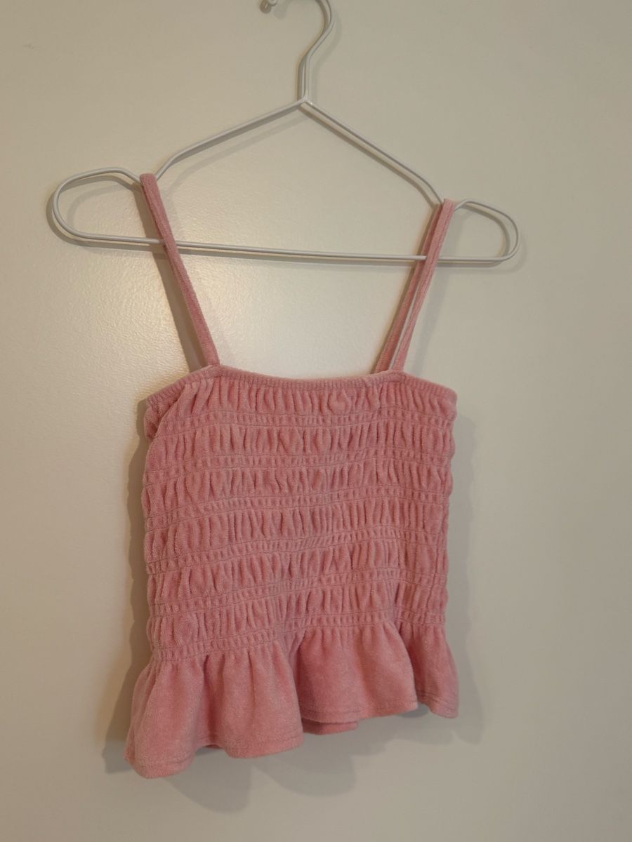H&M Top: Rosa Trägerbluse mit Schößchen – Usato da Luzern venduto da vqu_8gks