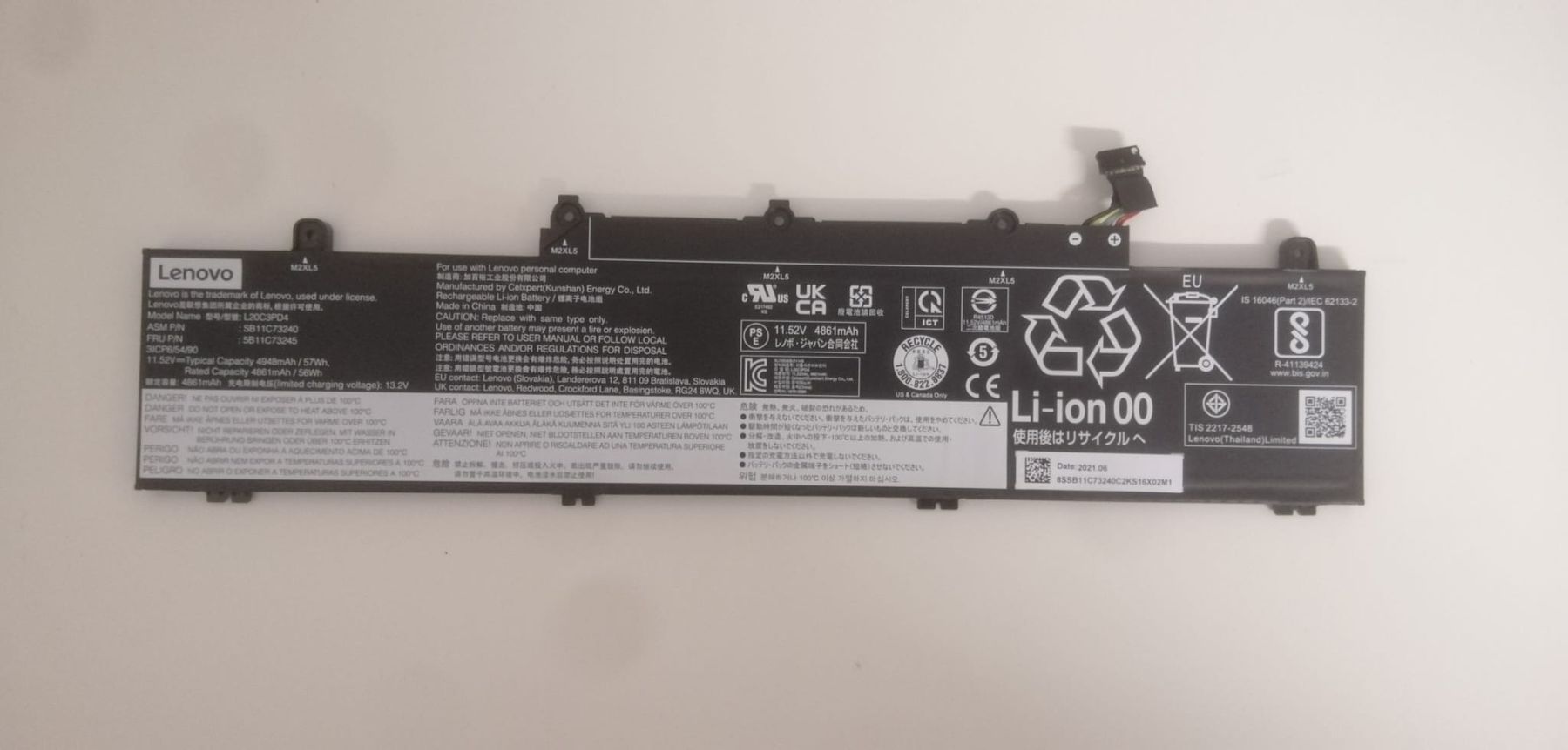 Lenovo Batterie: Lenovo ThinkPad Akku – Usato da St. Gallen venduto da maj_82nl