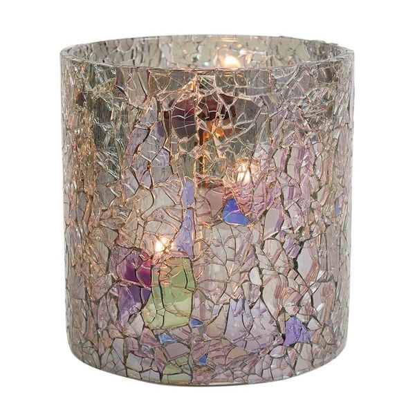Partylite Portacandele: Windlichtglas Opaline Mosaic – Nuovo e nell'imballaggio originale da Endingen venduto da Kerzenschein2011