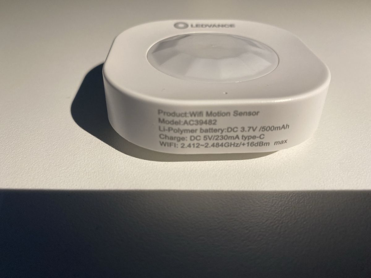 Osram Schalter: LEDVANCE Motion Sensor AC39482 Wifi weiss neuwertig – Gebraucht aus Mönchaltorf von Barolf 1