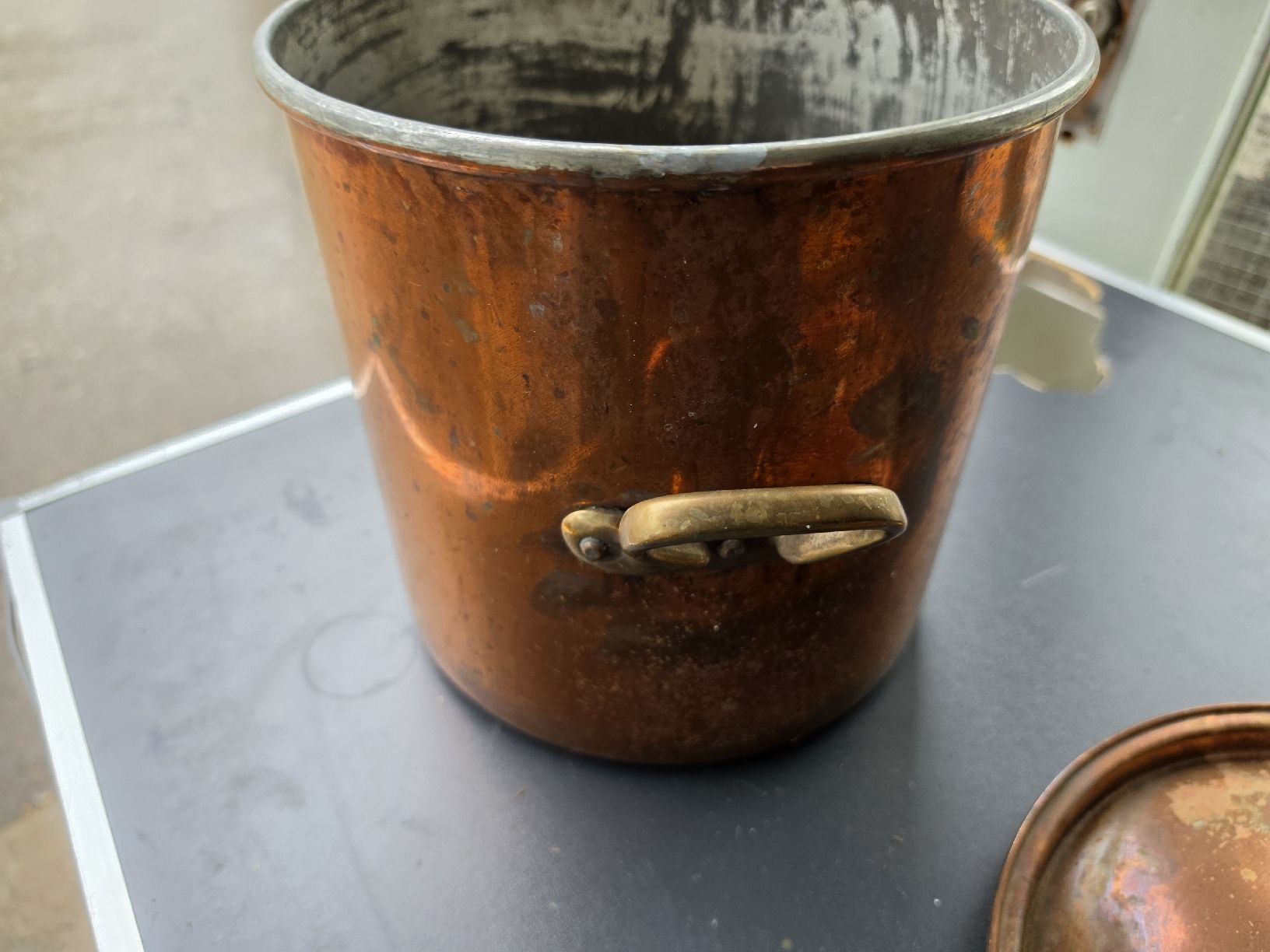 Töpfe: Kupfertopf mit Deckel gebraucht.  – Gebraucht aus Mettlen von elios0888 5