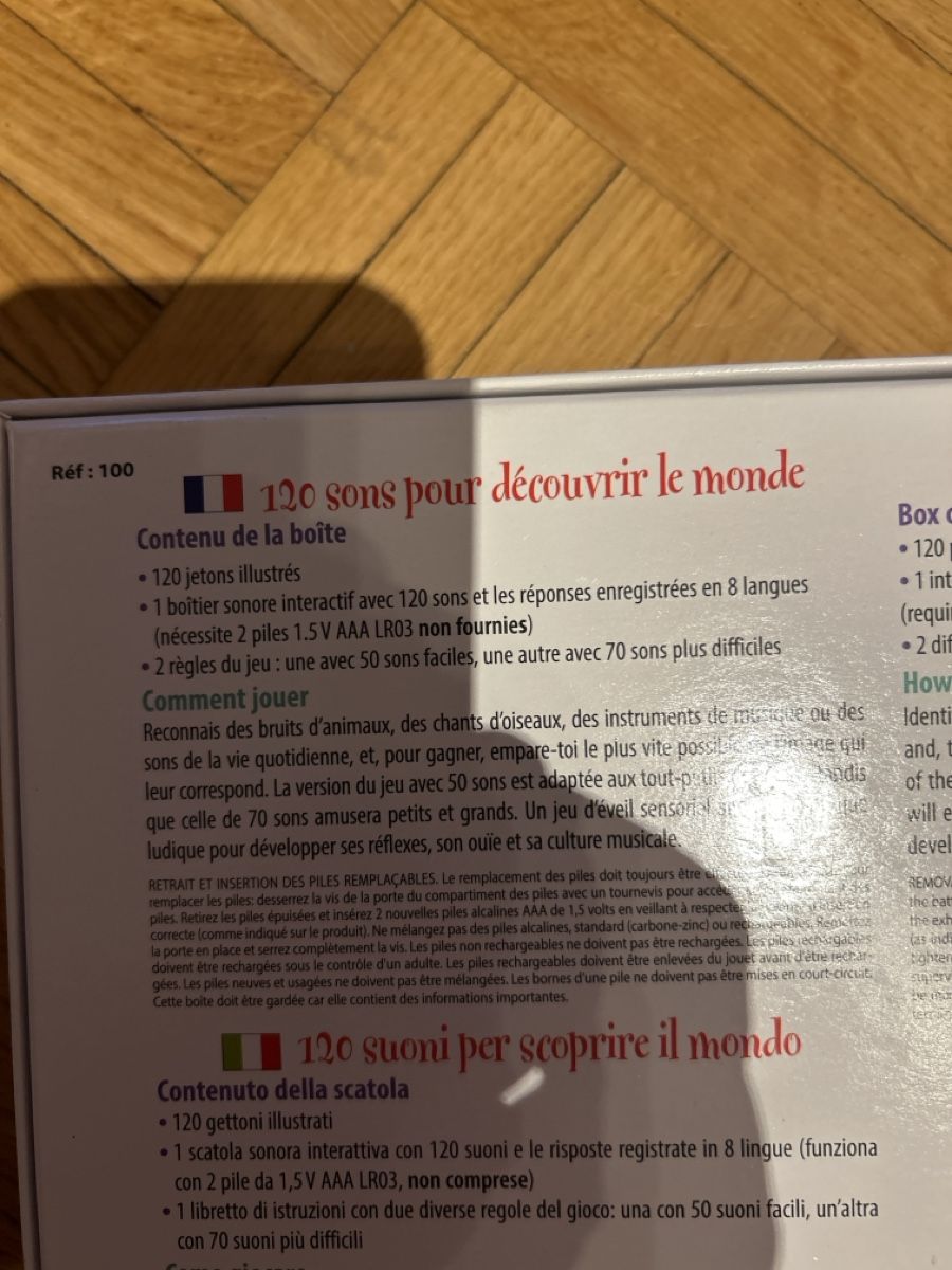 Spiele: Lito des sons – Neu (gemäss Beschreibung) aus Genève von isa94 1