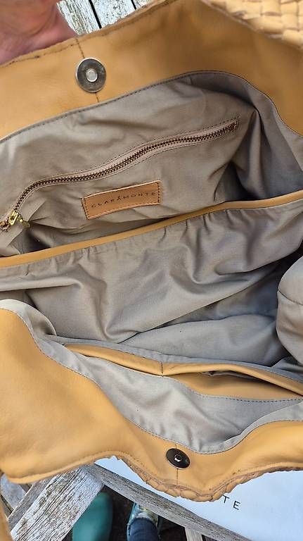 Borse da donna: CLARÁMONTE Ledertasche handgeflochten – Usato da Winterthur venduto da Schniene-77 2