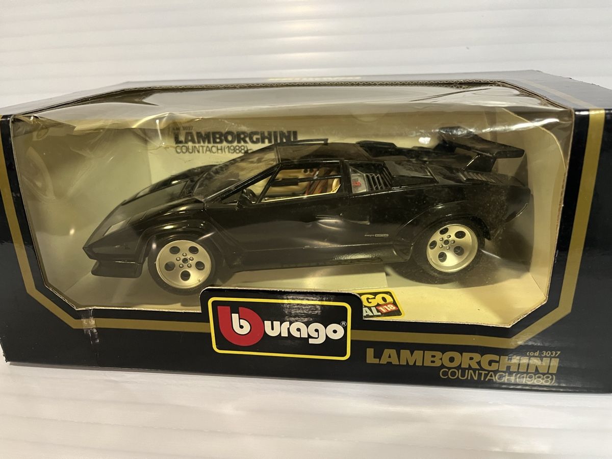 Bburago Modellini d'auto: Burago Lamborghini Countach 1988 schwarz Modellauto 1:18 – Usato da Schwaderloch venduto da Kuffer90 1