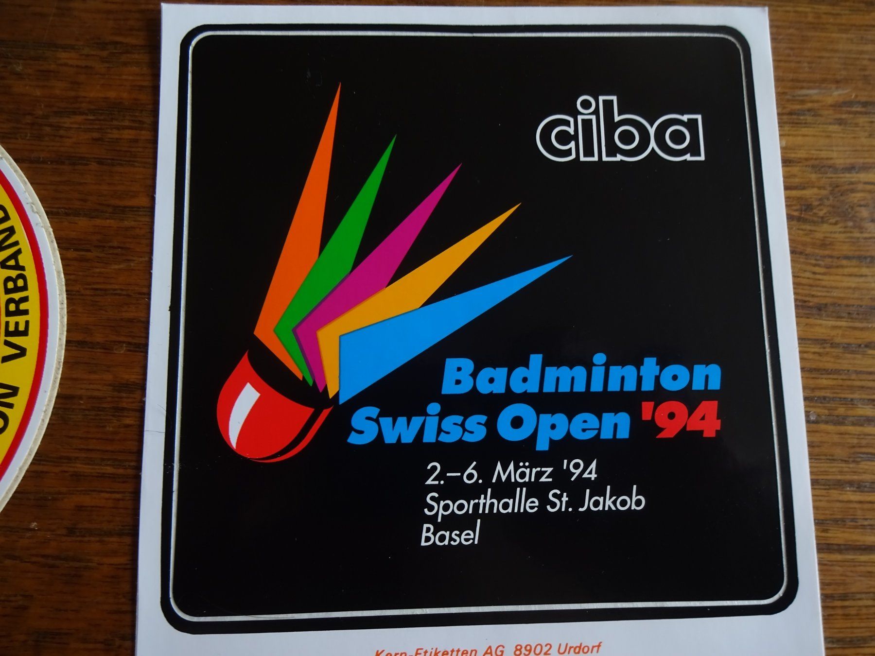 Sticker: alte  Badminton - Aufkleber – Nuovo (secondo la descrizione) da Cham venduto da mktreasure 2