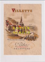 Etikette - Villette 1960 (G. Palaz) /bd