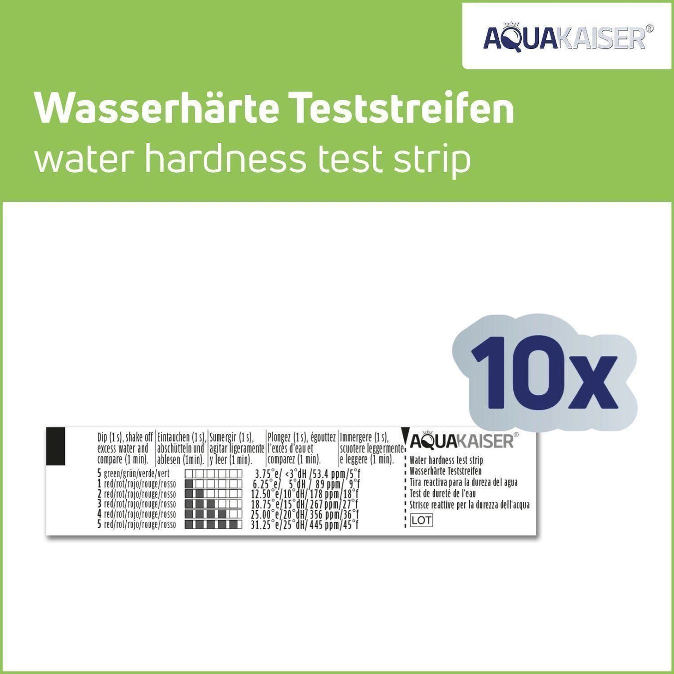 Altro per la casa: Wasserhärte testen und messen – Nuovo e nell'imballaggio originale da Steinmaur venduto da umweltcheck 7
