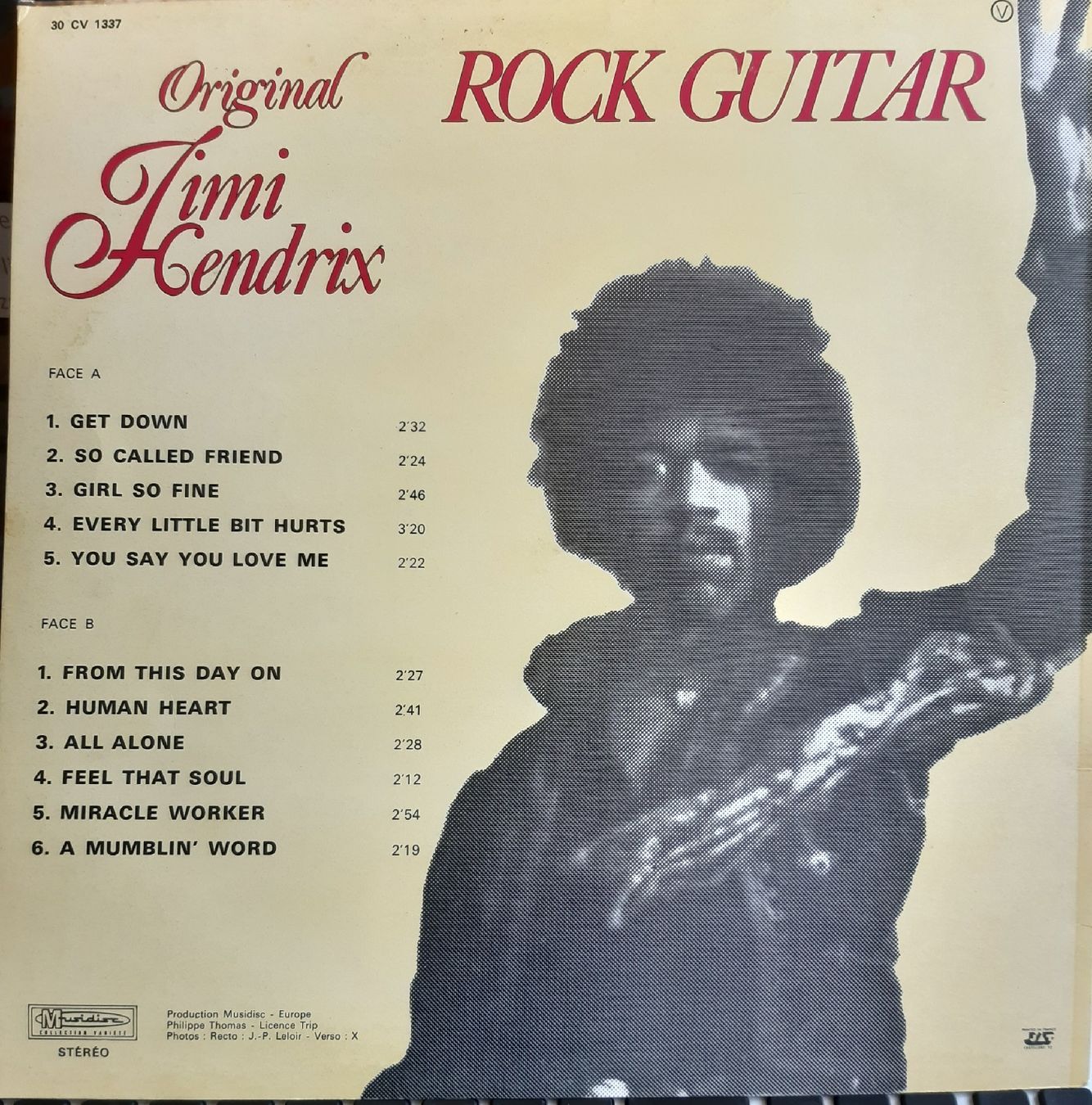 Dischi in vinile: JIMI HENDRIX: Rock Guitar - Original Jimi Hendrix – Usato da Frick venduto da kyb_yq8h 1