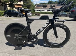 Canyon Speedmax cf slx de 2020 avec lenticulaire 