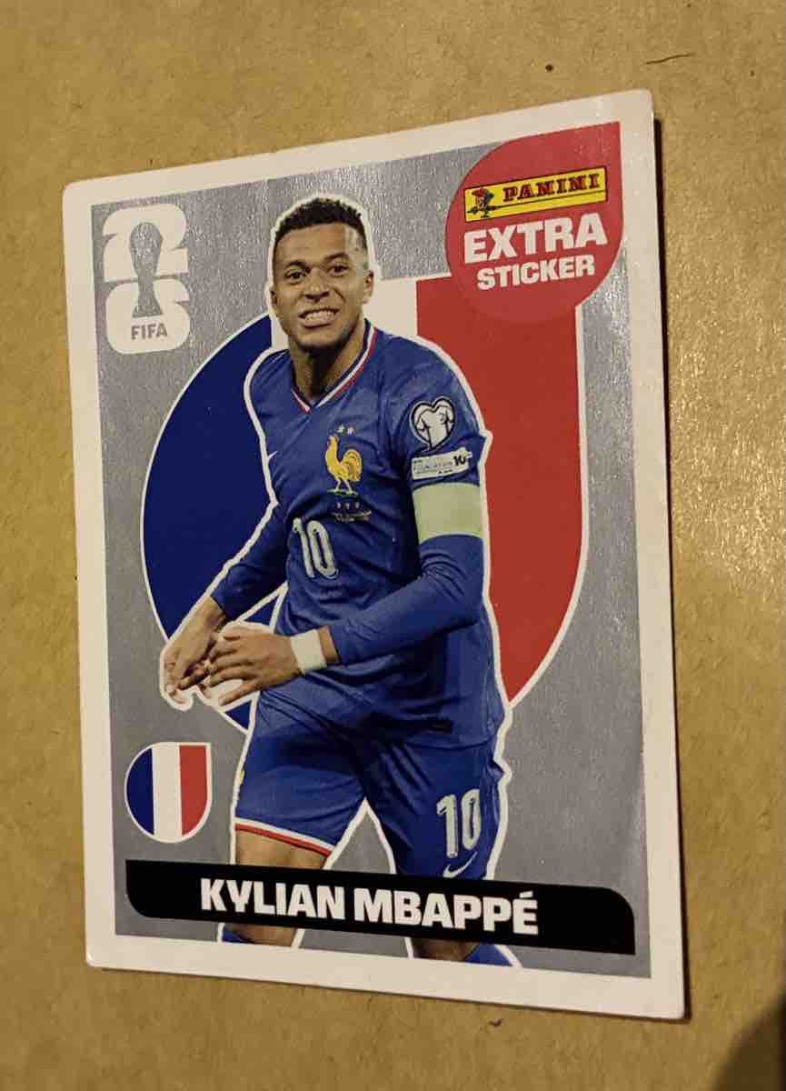 Panini Sammelbilder & Trading cards: Panini Extra Sticker Kylian Mbappé Silber – Neu (gemäss Beschreibung) aus Stäfa von greety1981 2