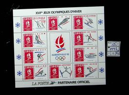 FRANCE BLOC DE  TIMBRES NEUFS** 1992. JEUX OLYMPIQUES./V954