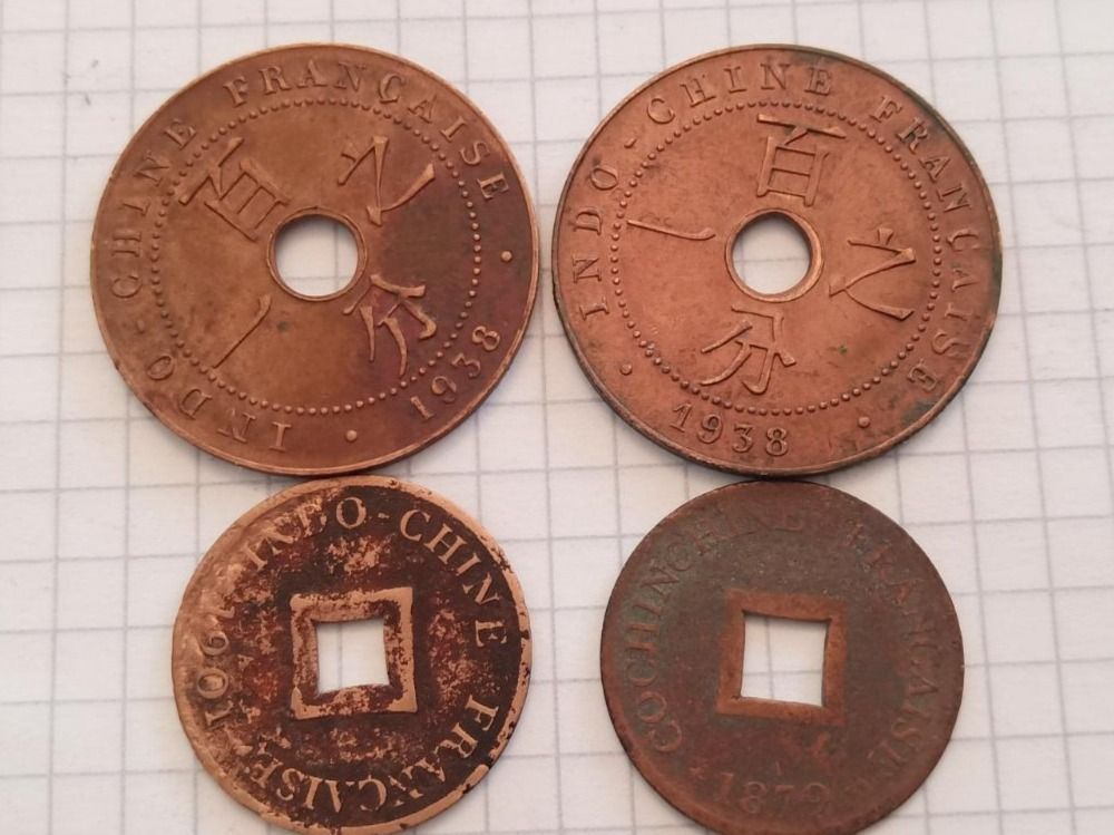France Indochine 4 old coins | Kaufen auf Ricardo