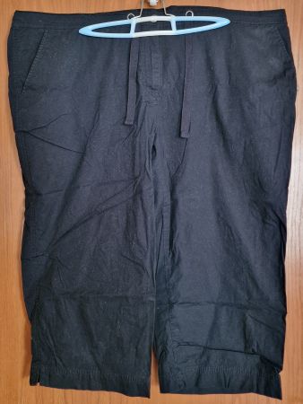 Schwarze Sommer Herren-Bermudas, Grösse 52