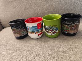 Tasses marché de Noël Montreux 2006 et 2024