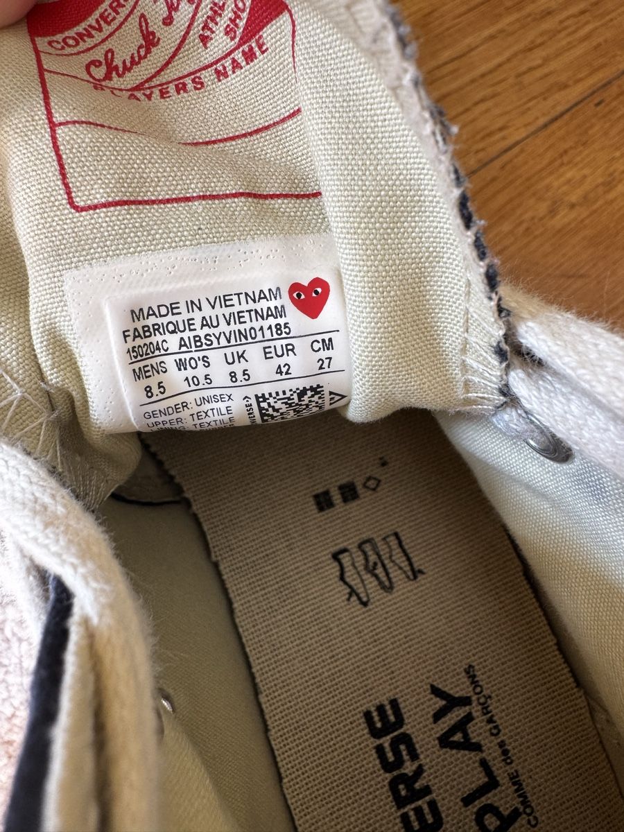 Scarpe da uomo: Converse x Comme des Garcons  – Usato da Zürich venduto da ann_9vgv 3
