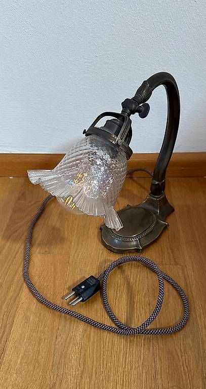 Lampade: Antike Lampe Jugendstil – Usato da Basel venduto da Joshy03 2