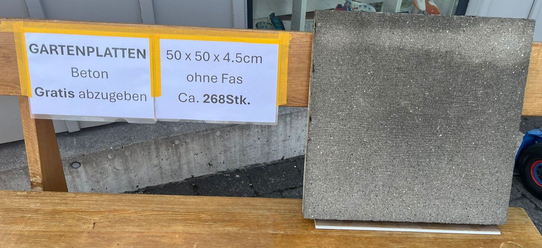 Revêtements de sol: Gartenplatten / Betonplatten – D'occasion à Steffisburg par ImmoGFC