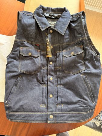 Gilet en jean West Coast Chopper taille L neuf