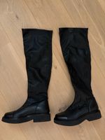 SALE - Black Knee High Boots, Size 36