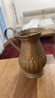 Elegante Vintage Vase aus Messing mit filigranen Details
