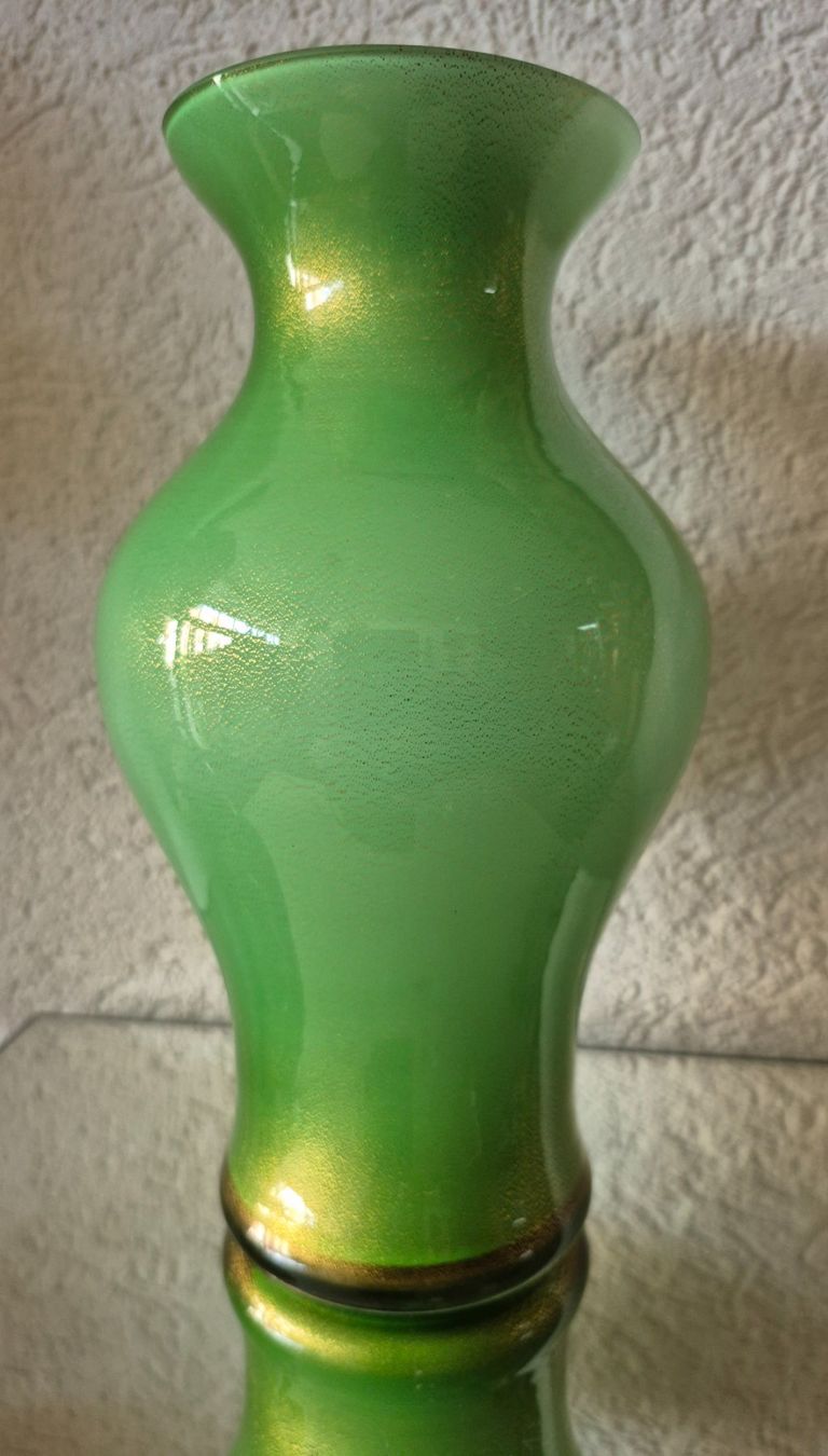 Murano Vase & Récipients: Schöne Murano Vase mit echtem Goldstaub – D'occasion à Genève par antade 4