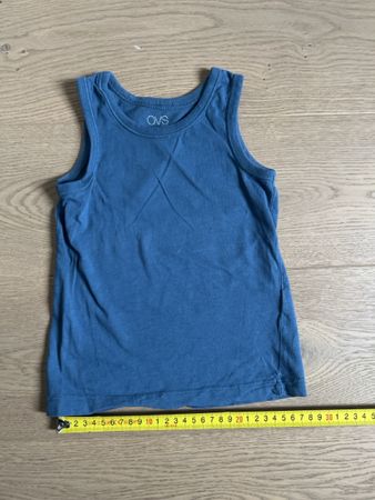 Shirt ohne Arm / Unterhemd Gr. 92/98, Blau