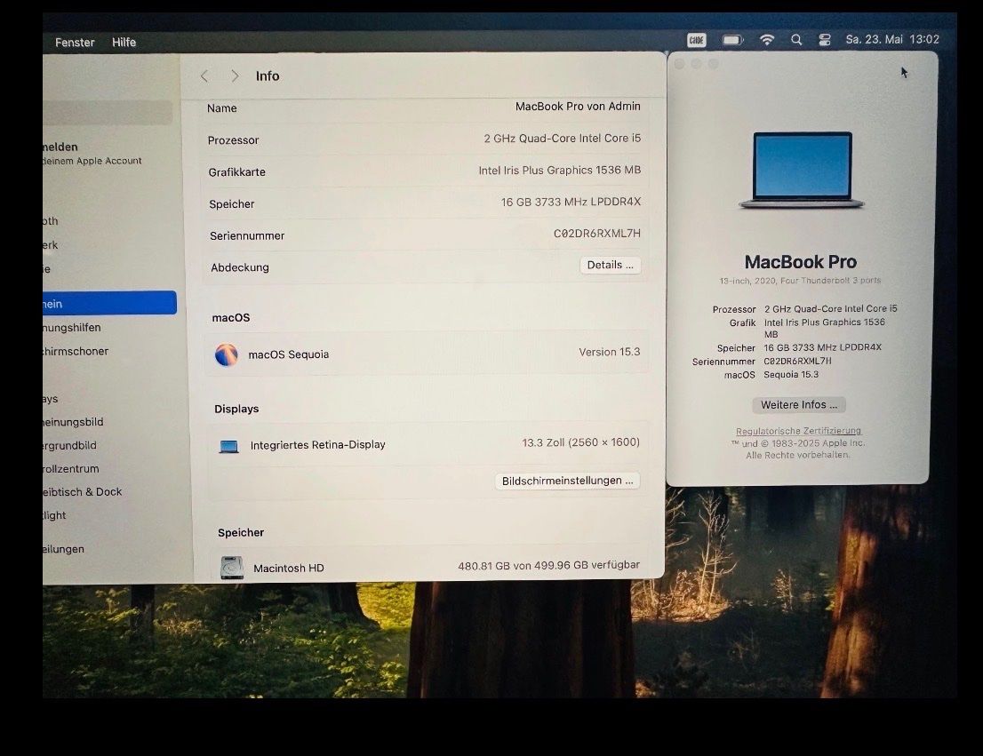 Apple Notebook: Apple MacBook Pro 13“ (2020) - – Usato da Dietlikon venduto da clf_g9mp 4