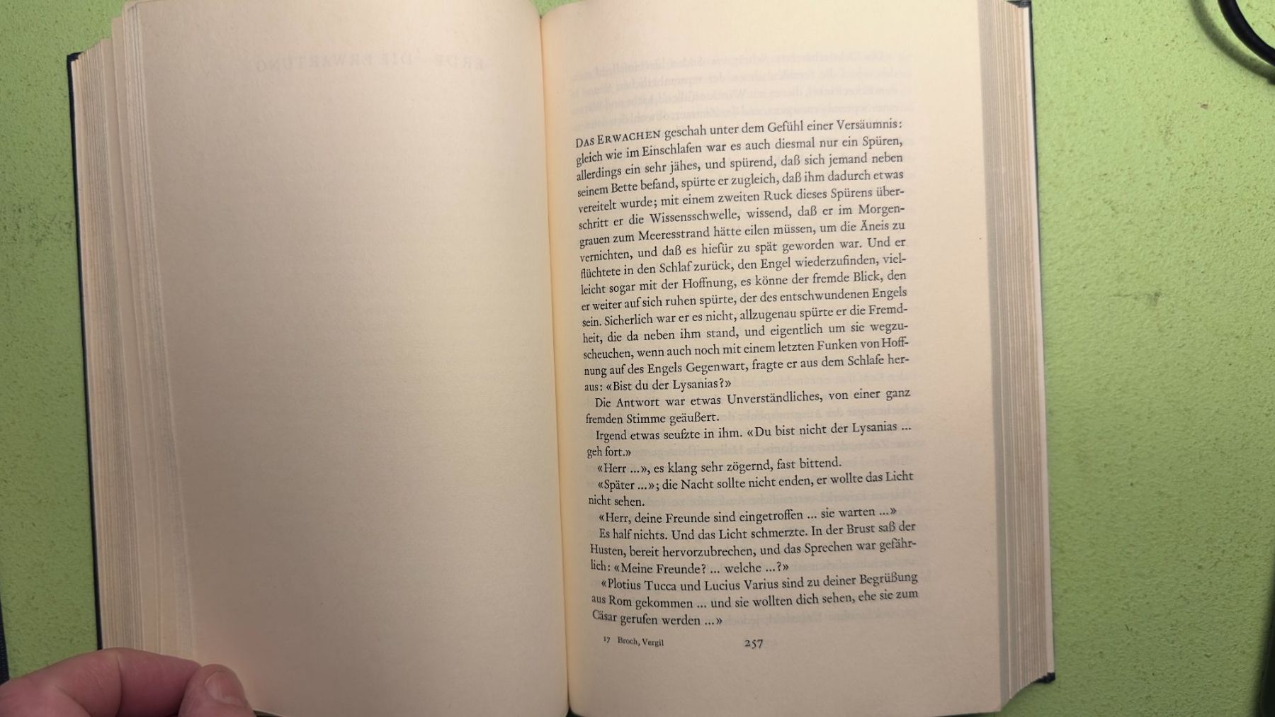 Libri: Hermann Broch: Der Tod des Vergil. – Usato da Zürich venduto da allp 6