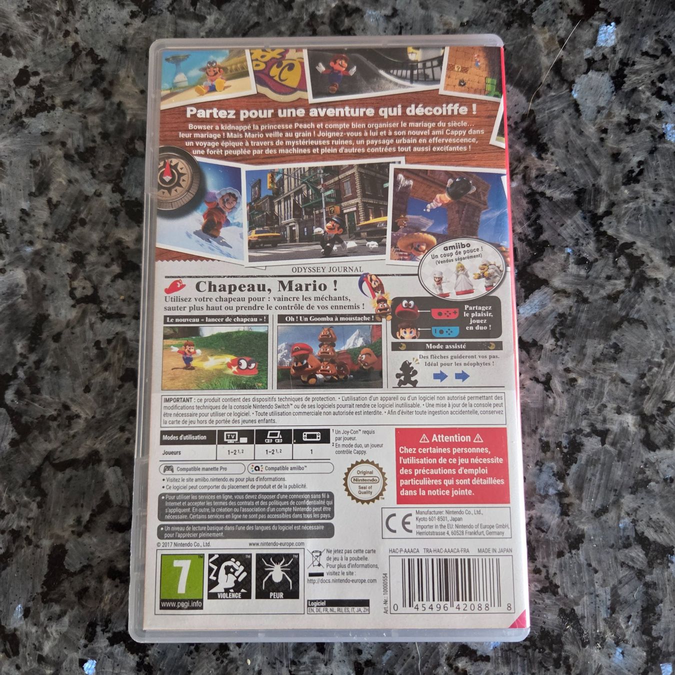 Nintendo Jeux: Super Mario Odyssey - Nintendo Switch – D'occasion à Vernayaz par Lecoffreromand 1