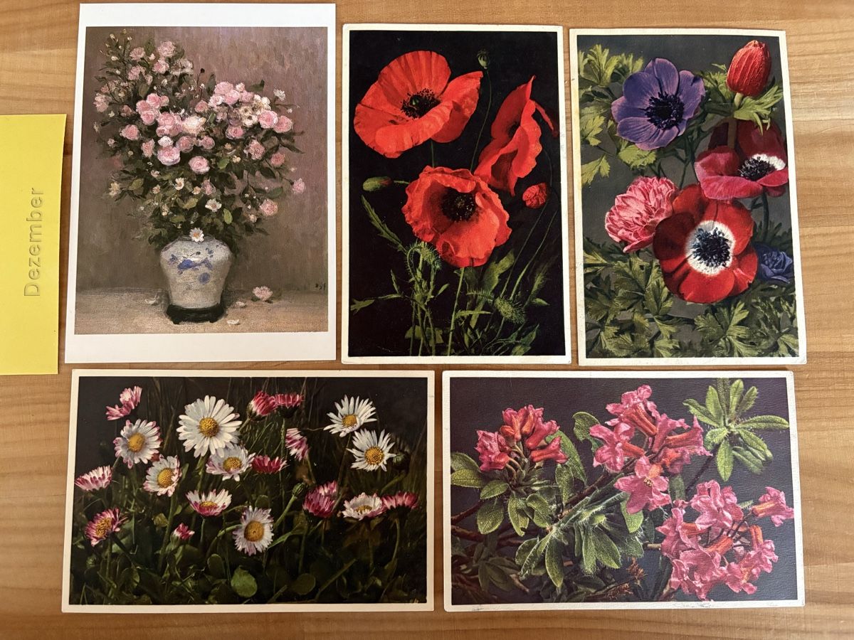 Cartoline postali: AK mit Blumen Motiv – Usato da Rümlang venduto da Kartenpost1