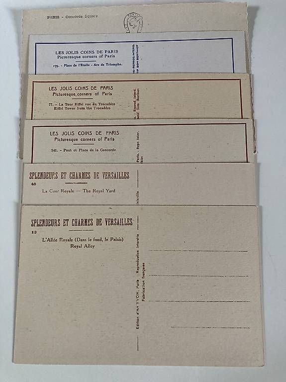 Cartoline postali: 6 alte Ansichtskarten mit Sujets von Paris – Nuovo (secondo la descrizione) da Gockhausen venduto da rewie 3