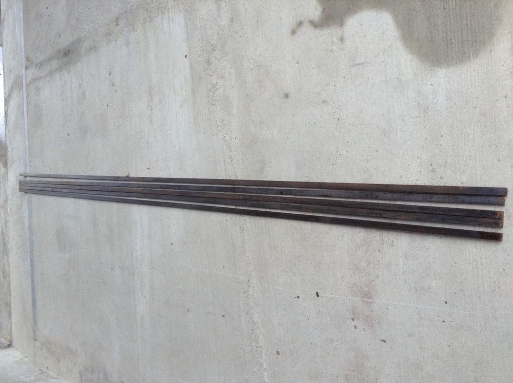 Flachstange (L X B: 1 000 X 50 Mm, Stärke: 8 Mm, Stahl, Stahlgrau