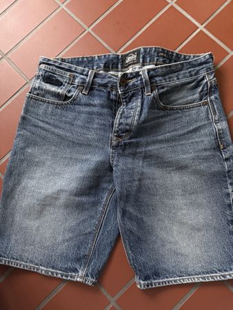 Superdry Jeans-Shorts Gr. 32W Loose Fit Sommer Hose Denim (4