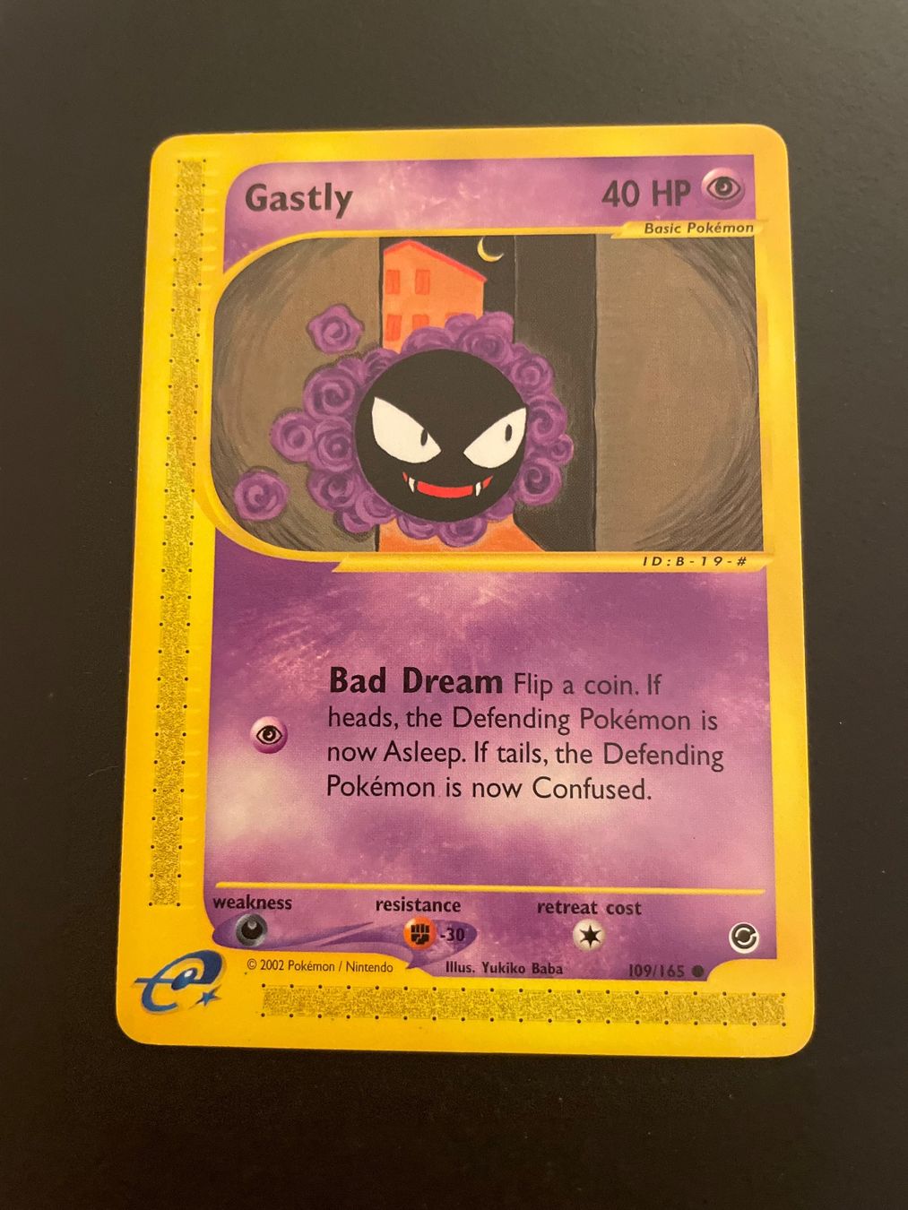 Pokémon Sammelbilder & Trading cards: Gastly 109/165 (Expedition Base Set – Gebraucht aus Zürich von pokemon_cards