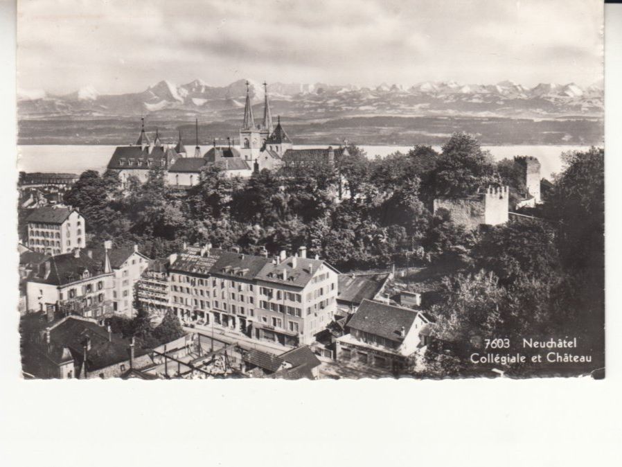 Ansichtskarten: Neuchâtel 1953 – Gebraucht aus Bürglen TG von StampGraf