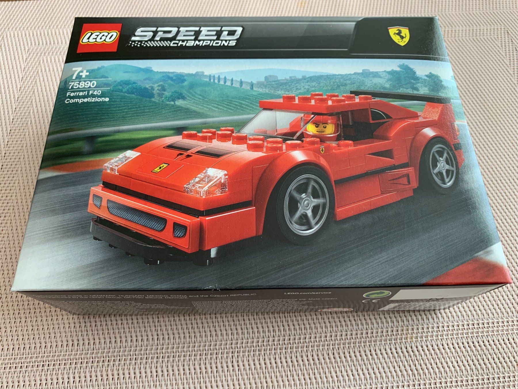 LEGO 75890 Speed Champions Ferrari F40 Competizione, NEU (Neu und ...