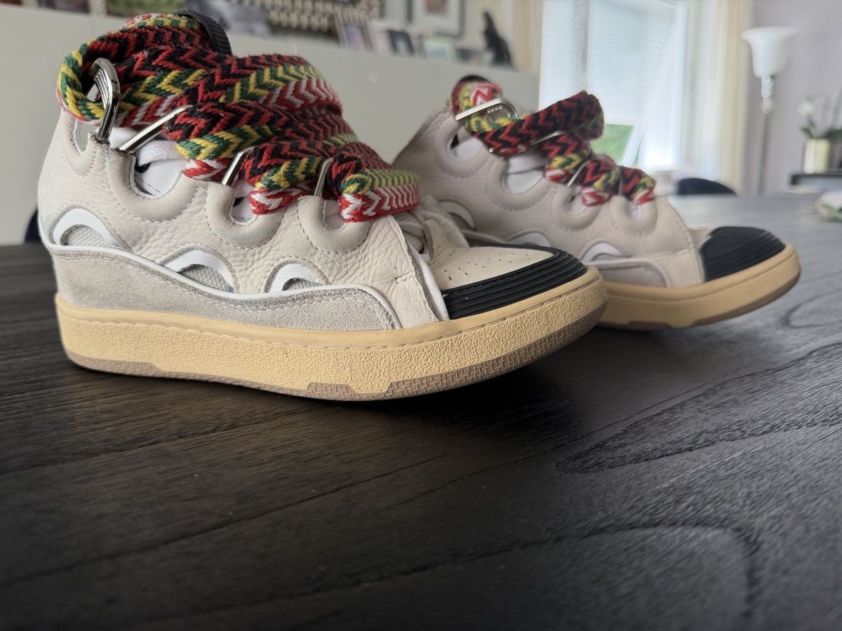 Scarpe da donna: Schöne LANVIN Sneaker Gr. 38 Beige/Bunt  – Usato da Küsnacht ZH venduto da vanvincent 1