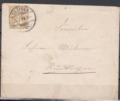 Brief Schweiz Mit Ziffermarke