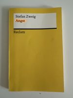 Stefan Zweig Angst Reclam 9783150190494
