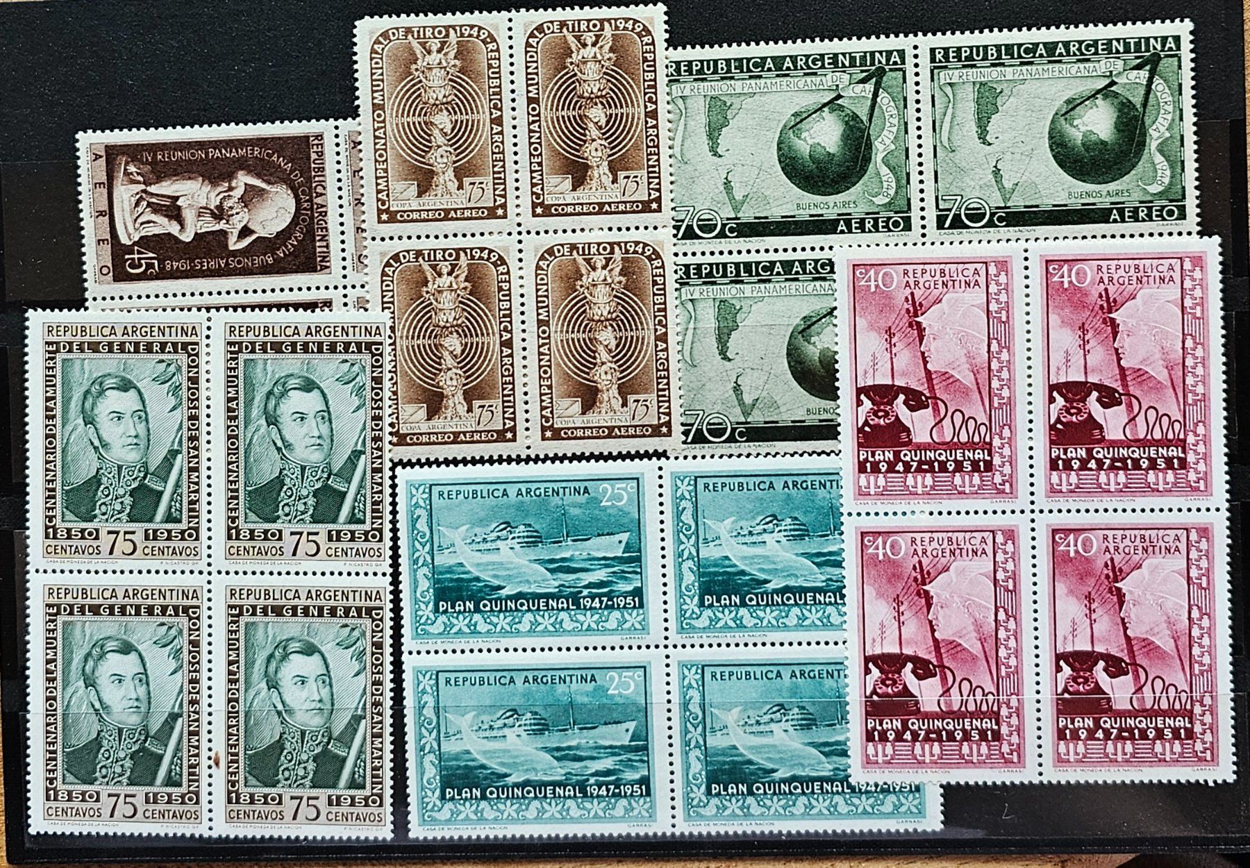Alle Briefmarken: ARGENTINIEN - alte 4er -Bl. ** – Neu (gemäss Beschreibung) aus Les Valettes von Nuba1