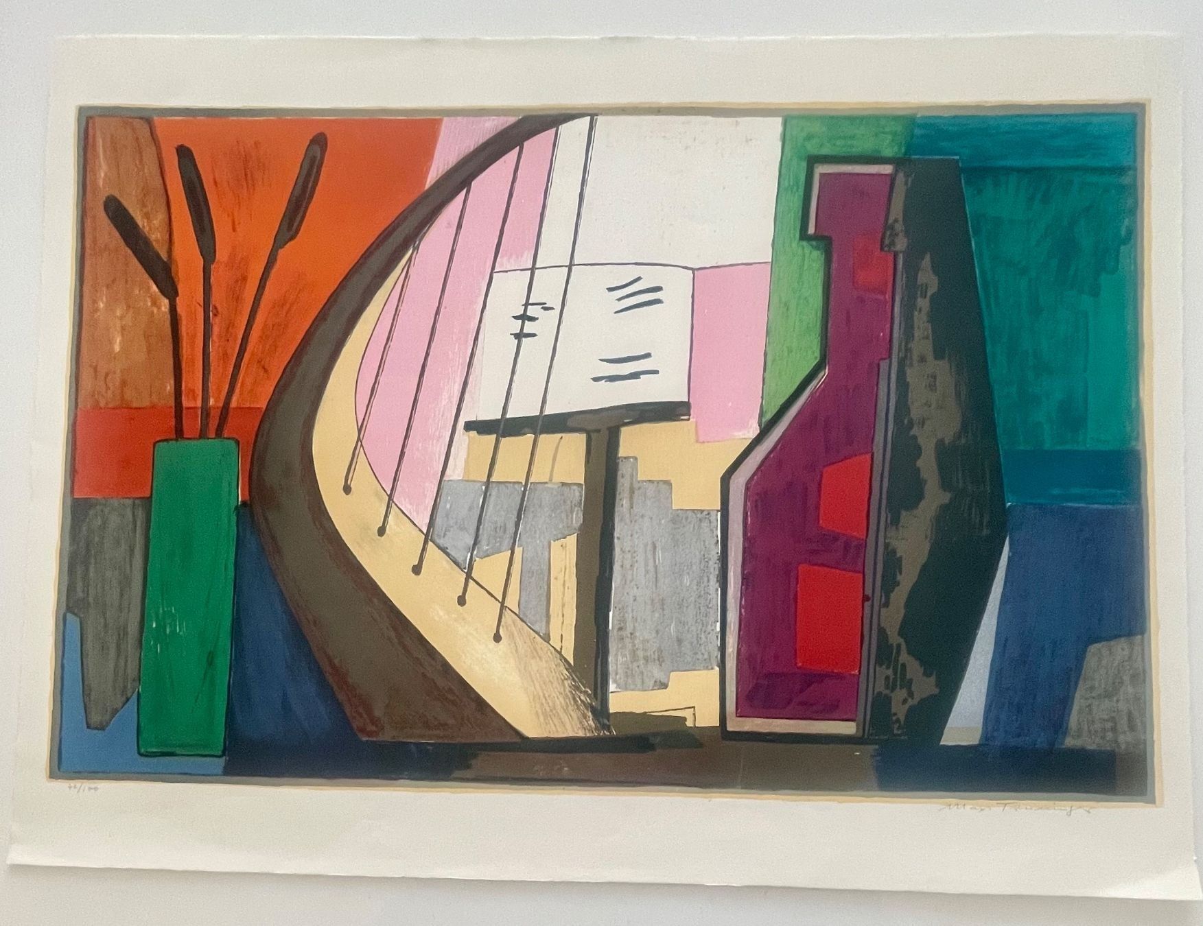 Grafica & Litografie: Max Truninger  Lithographie signiert nummeriert – Usato da Gersau venduto da grafik-kunst 1