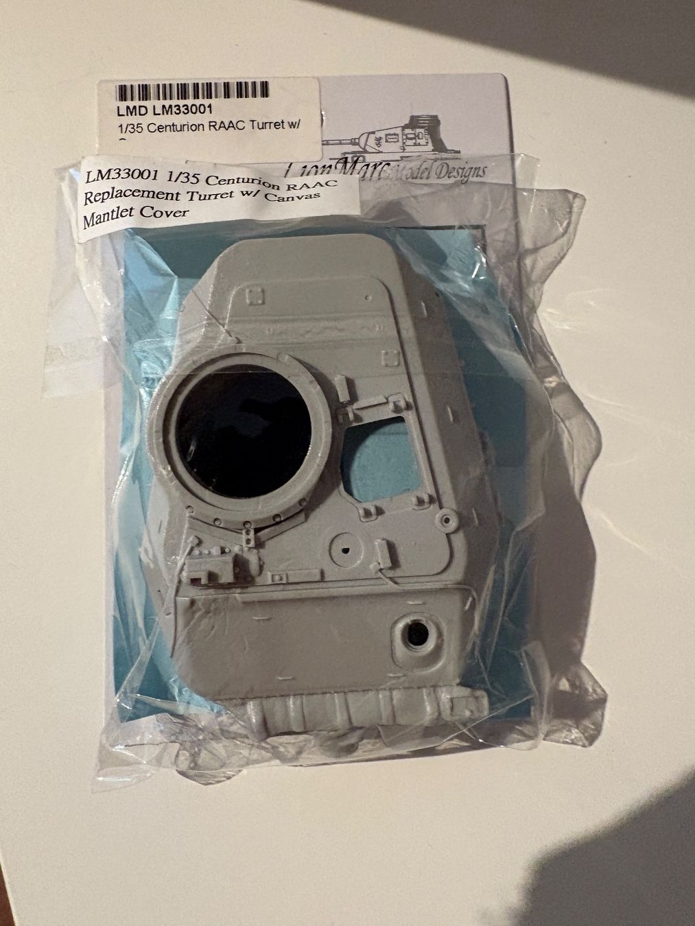 Kits de montage: 1/35 CENTURION RAAC TURRET WITH CANVAS COVER – D'occasion à MÜHLEDORF/SO par tru_wsv8