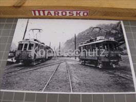 Echtfoto: Triebwagen der Sernftalbahn, ca 1968, Sernftalbahn
